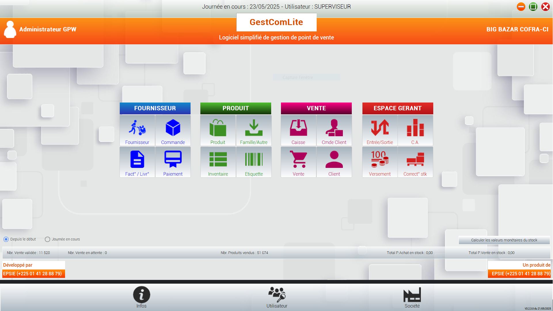 Interface GestComLite
