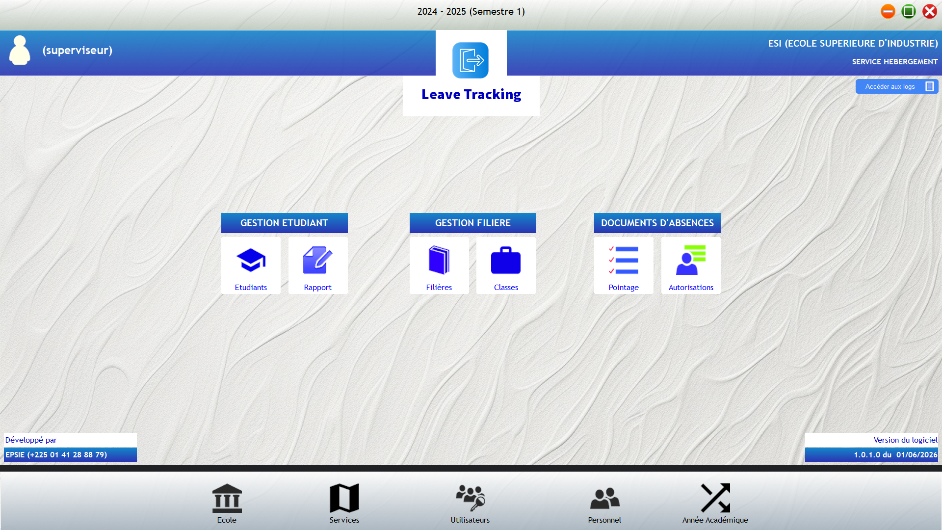Interface LeaveTracking